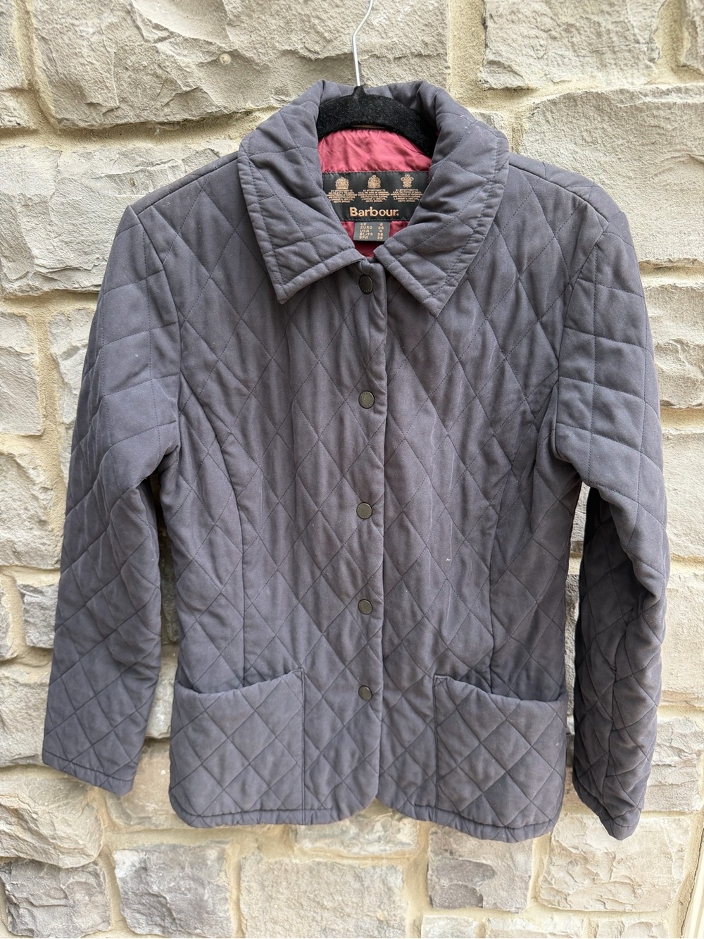 Barbour Women's Quilted Navy Jacket